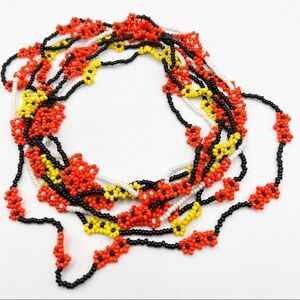 Handmade Floral Seed Bead Necklace Bundle